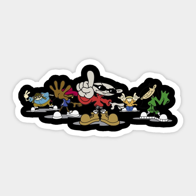 Cartoon sale network sticker
